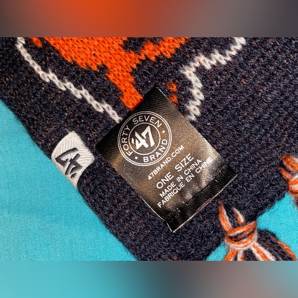 AWESOME Chicago Bears NFL Winter Scarf 47 Brand Forty Seven - Picture 10 of 10